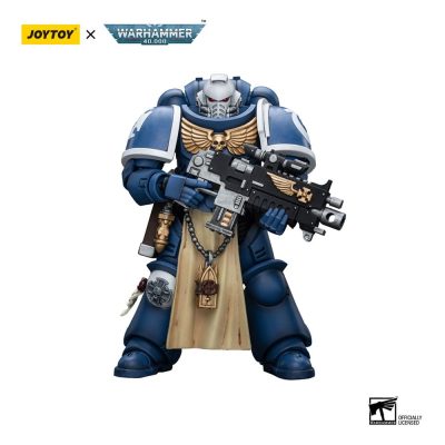 Warhammer 40k Akciófigura 1/18 Ultramarines Sternguard Veteran with Bolt Rifle 12 cm