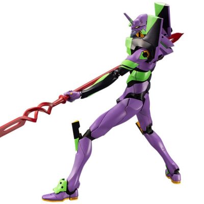 Evangelion: 3.0 + 1.0 Thrice Upon a Time Plastic Model Kit 1/400 Evangelion Test Type-01 with Spear of Cassius 19 cm