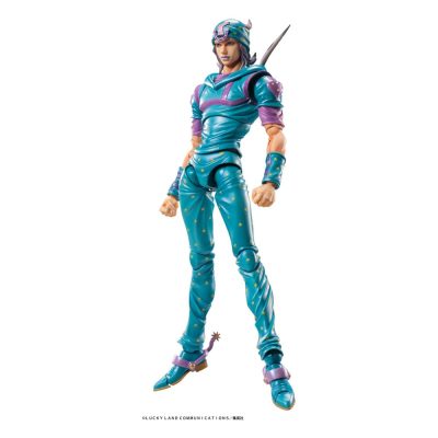 JoJo's Bizarre Adventure Part7 Steel Ball Run Super Action Akciófigura Chozokado Gyro Zeppeli Third 16 cm