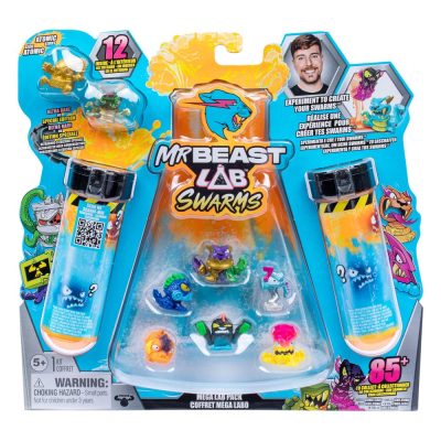 Mr. Beast Lab Swarms Mini Figura 12-pack Mega Lab 1 3 cm Assortment (4)