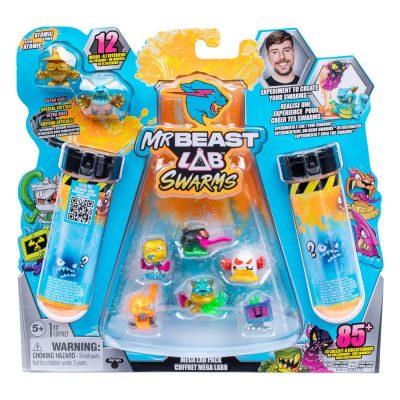 Mr. Beast Lab Swarms Mini Figura 12-pack Mega Lab 3 3 cm Assortment (4)