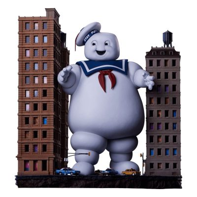 The Ghostbusters Diorama Szobor Stay Puft Marshmallow Man 74 cm