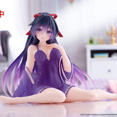 Date A Live V PVC Szobor Desktop Cute Figura Tohka Yatogami Nightwear Ver. Renewal 13 cm