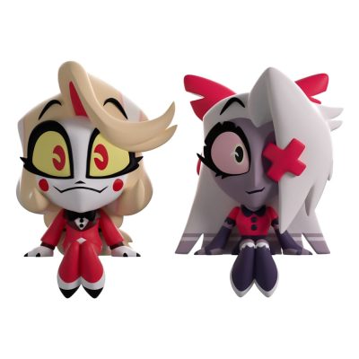 Hazbin Hotel Vinyl Figura Charlie & Vaggie Monitor Buddiez