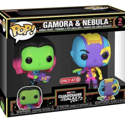 Gamora & Nebula 2-Pack Blacklight Target Exclusive Funko Pop! figura