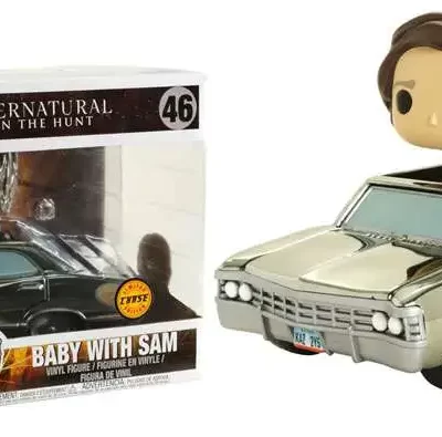 Supernatural Baby With Sam Chrome #46 Funko Pop! figura Hot Topic Exclusive Chase
