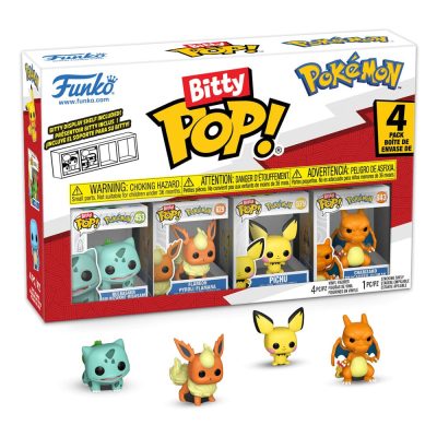 Pokémon Bitty POP! Vinyl Figura 4-Pack Series 3 2 cm