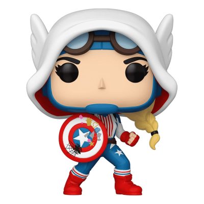 Marvel POP! Vinyl Figura Cap-Gwen 9 cm