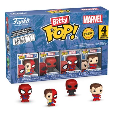 Spider-Man Bitty POP! Vinyl Figura 4-Pack Series 4 2 cm