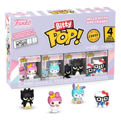 Hello Kitty and Friends Bitty POP! Vinyl Figura 4-Pack Series 4 2 cm