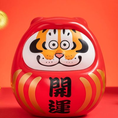 I Am Not Fat Tiger Szobor 1/7 Alexander the Tiger Dharuma 20 cm