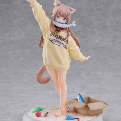 My Cat Is a Kawaii Girl Szobor 1/6 Kinako Play With Ver. AmiAmi Limited Edition 21 cm