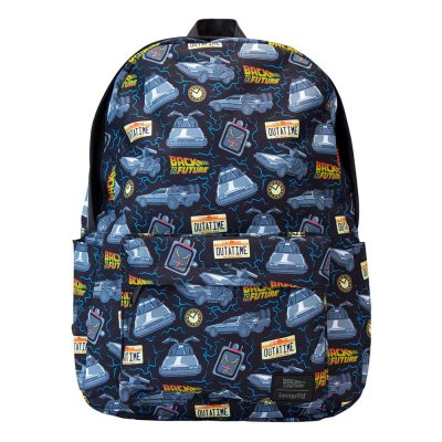 Universal by Loungefly Full-Size Nylon Hátizsák Back to the Future 40th Anniversary