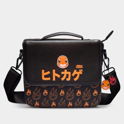 Pokemon PU Leather Messenger Táska Charmander