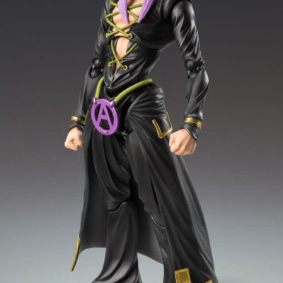 JoJo's Bizarre Adventure Part 5 Super Action Akciófigura Chozokado Leone Abbacchio Black Ver. 16 cm