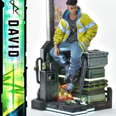 Cyberpunk: Edgerunners Real Elite Masterline Series Szobor 1/4 David Deluxe Bonus Version 58 cm