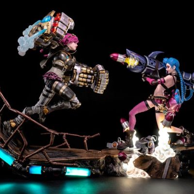 League of Legends Szobor 1/6 2-Pack Vi & Jinx
