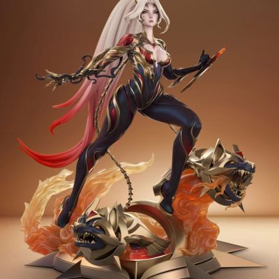 League of Legends Hall of Legends 2025 Szobor 1/6 Kai´sa Immortalized Legend 29 cm