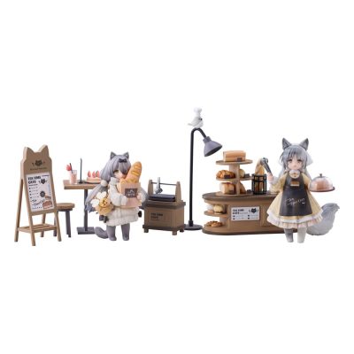Decorated Life Collection PVC Szobor Tea Time Cats - Cat Town Bakery Staff & Customer Set 12 cm