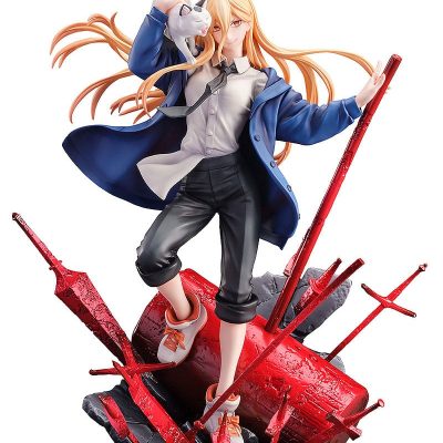 Chainsaw Man Szobor 1/7 Power & Meowy 28 cm