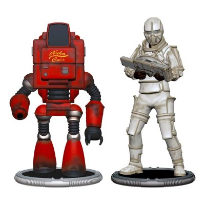 Fallout Mini Figura 2-Pack Set B Nukatron & Synth 7 cm