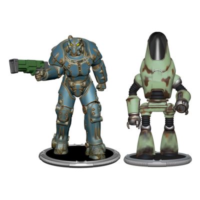 Fallout Mini Figura 2-Pack Set D X01 & Protectron 7 cm