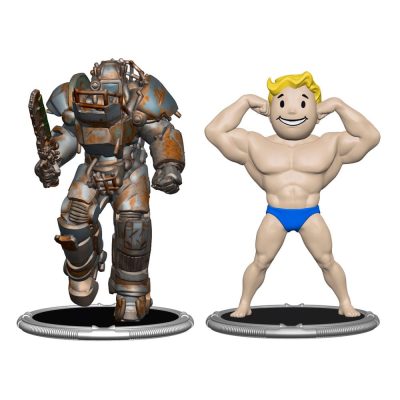 Fallout Mini Figura 2-Pack Set E Raider & Vault Boy (Strong) 7 cm