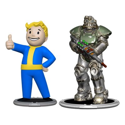 Fallout Mini Figura 2-Pack Set F Raider & Vault Boy (Strong) 7 cm