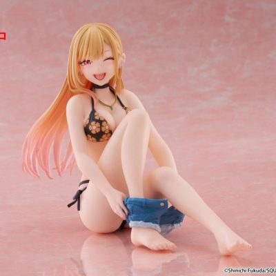 My Dress-Up Darling PVC Szobor Desktop Cute Figura Marin Kitagawa Measured Swimsuit Ver. 13 cm
