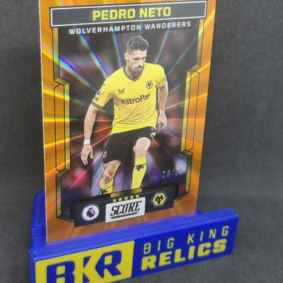 2022-23 Score Premier League Orange Lasers #197 Pedro Neto /35 focis kártya