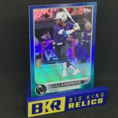 2023 Topps Athletes Unlimited Royal Blue #10 Aliyah Andrews /99 baseball kártya