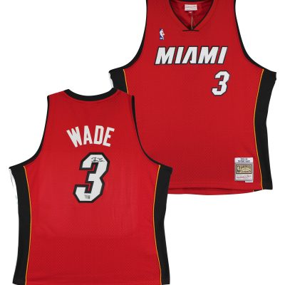 Dwyane Wade aláírt kosármez Mitchell & Ness (Miami Heat)