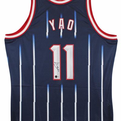 Yao Ming aláírt kosármez Mitchell & Ness (Houston Rockets)