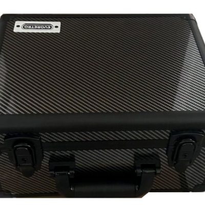Evoretro Trading Card Suitcase Silver/Gray Small