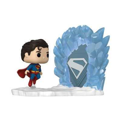 Superman (2025) POP Moments Vinyl Figura Superman and Fortress of Solitude 9 cm