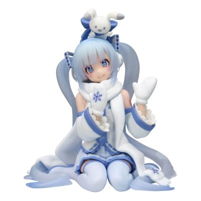 Hatsune Miku Noodle Stopper PVC Szobor Snow Miku Sky Town 10th Ver. 15 cm