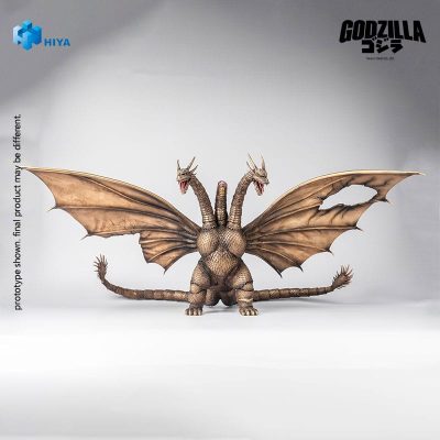 Godzilla vs. King Ghidorah (1991) Exquisite Basic Akciófigura King Ghidorah Battle Damaged Version 33 cm