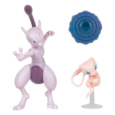 Pokémon Figura 2-Pack Mewtwo 10 cm & Mew 5 cm