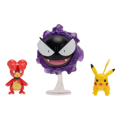 Pokémon First Partner Battle Figura Set Figura 3-Pack Magby Pikachu & Gastly