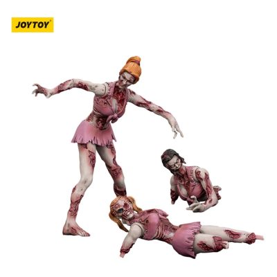 Zombie Dark Source Akciófigura 3-Pack Cheer Leaders 8 cm