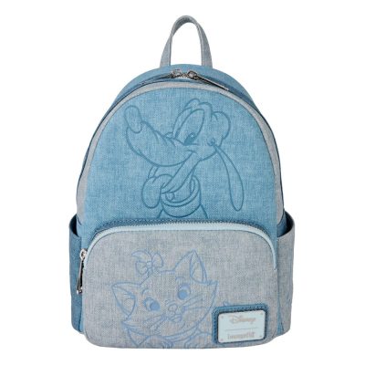 Disney by Loungefly Hátizsák Mini Faux Denim Dogs & Cats