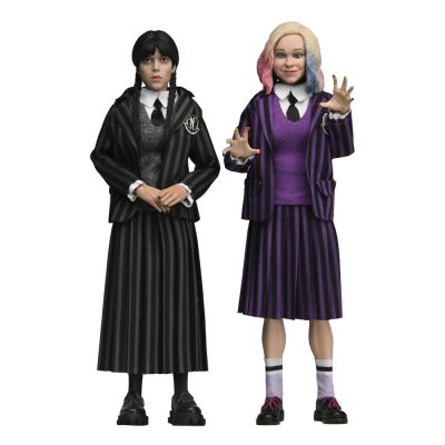 Wednesday Akciófigura 2 Pack Wednesday Addams (Nevermore Uniform) and Enid 20 cm
