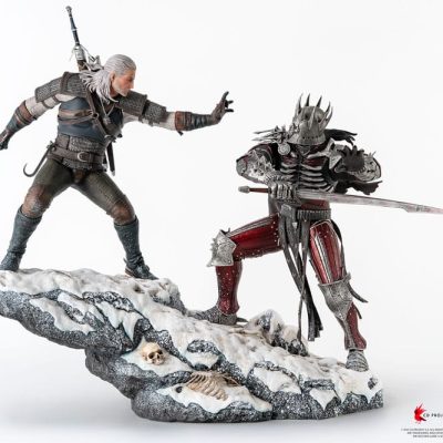 The Witcher 3: Wild Hunt Szobor 1/6 Diorama Geralt vs Eredin 50 cm