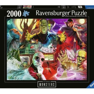 Universal Monsters Jigsaw Puzzle (2000 pieces)