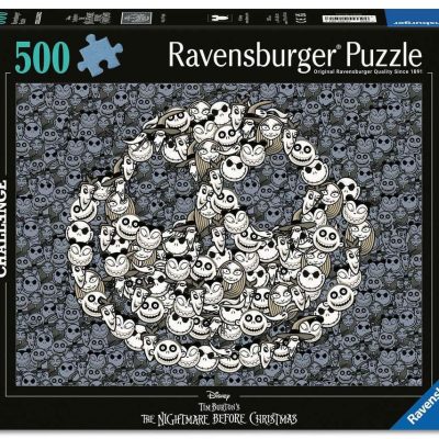 The Nightmare Before Christmas Challenge Jigsaw Puzzle King of Fright (500 pieces)