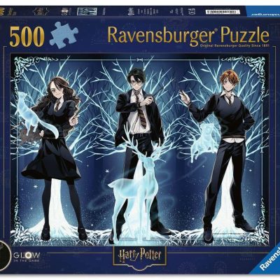 Harry Potter Glow-in-the-Dark Jigsaw Puzzle Glowing Patronus (500 pieces)