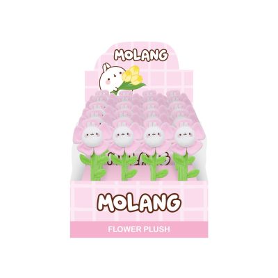 Molang Plüss Figura Cute Flower 33 cm Display (20)