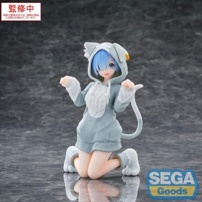 Re:Zero Starting Life in Another World Yumemirize PVC Szobor Rem Mofumofu Pack 11 cm