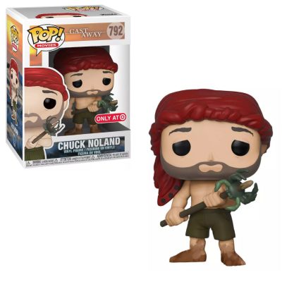 Cast Away Chuck Noland (with Speared Crab) #792 Target Exclusive Funko Pop figura