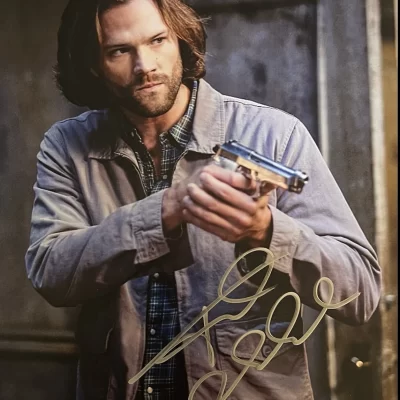 Jared Padalecki aláírt 8X10 fotó Supernatural (Odaát - Sam Winchester)